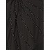 Classic cape abaya with bead work- Black